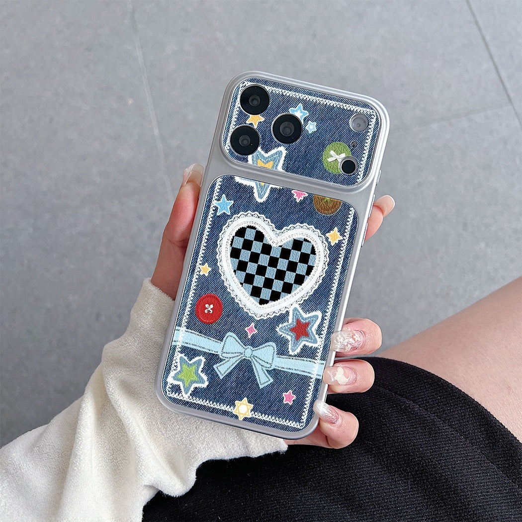 Cartoon Painted Apple Phone Case