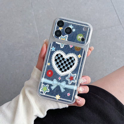 Cartoon Painted Apple Phone Case