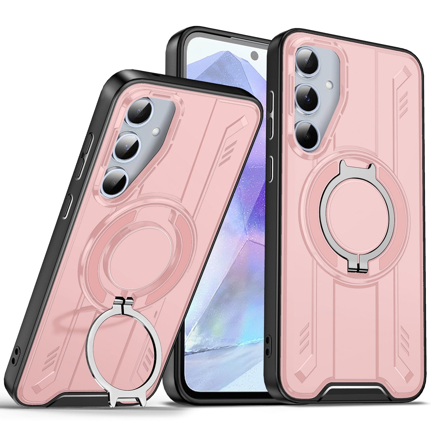 Leadwin rotating bracket magnetic Samsung mobile phone case