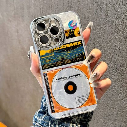 Creative music record player Apple phone case