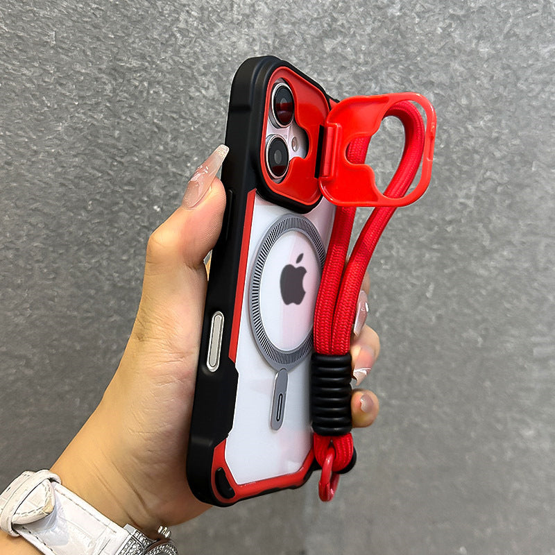 Lewei Bracket Magnetic Apple Phone Case