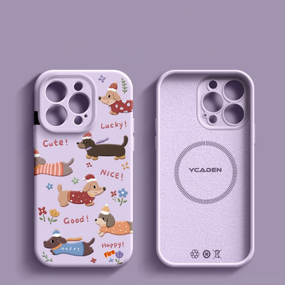 Cute Puppy Magnetic iPhone Case