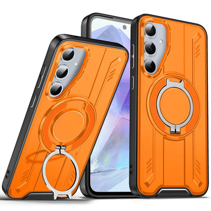 Leadwin rotating bracket magnetic Samsung mobile phone case