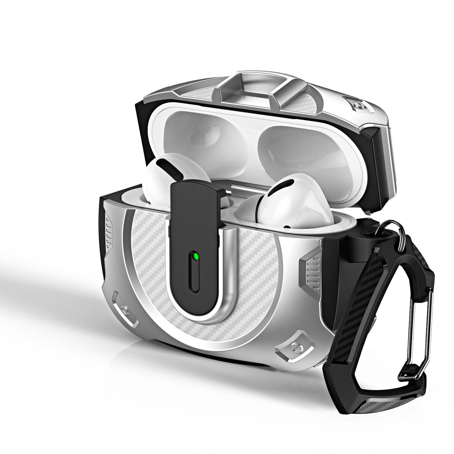 Cool mecha Apple earphone case