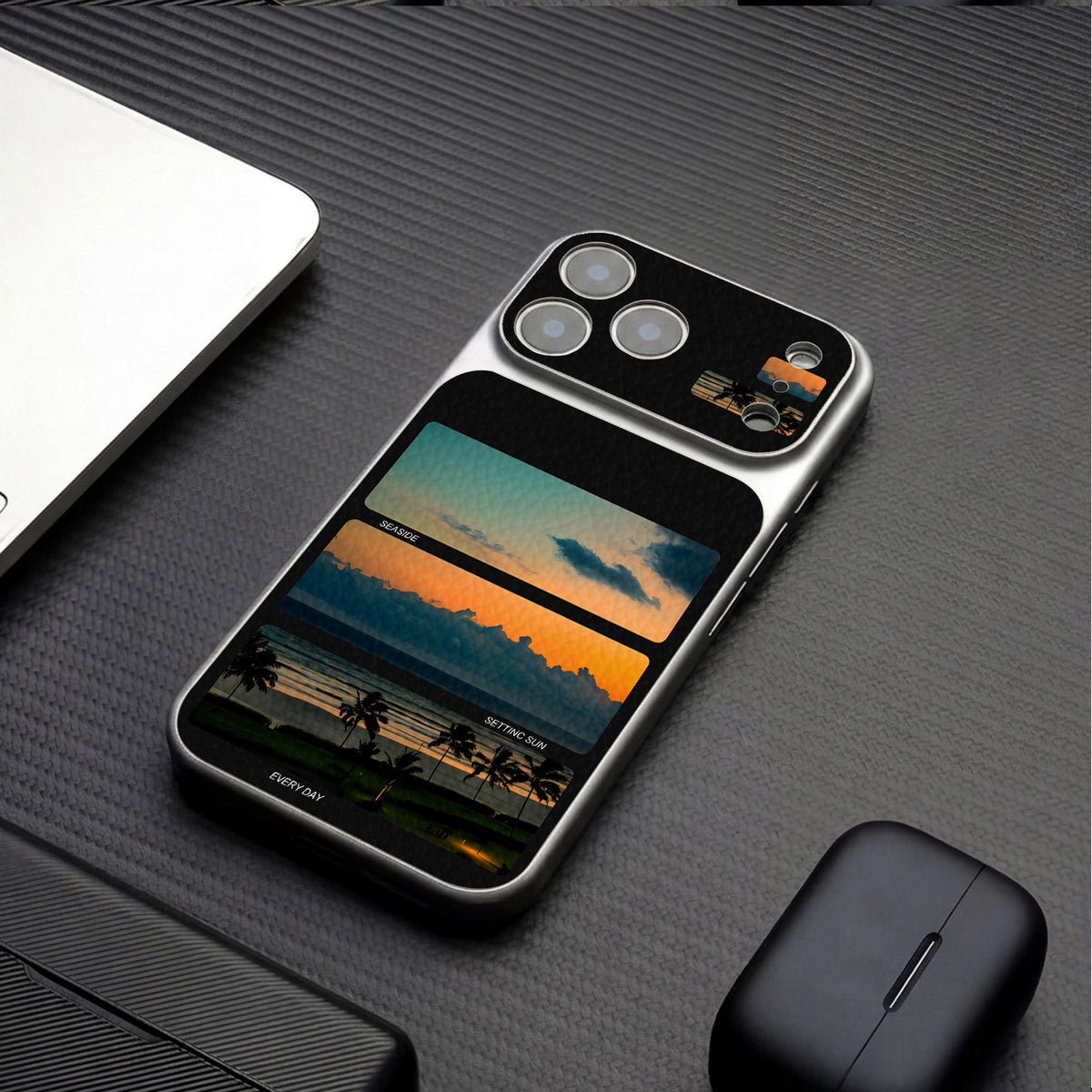 Sunset and Ocean Apple Phone Case
