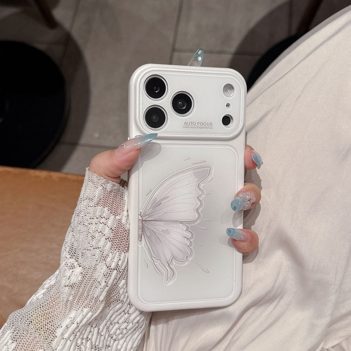 3D Butterfly Apple Phone Case