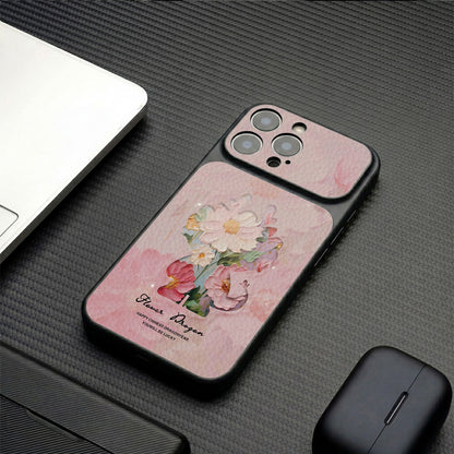 Colorful floral Apple phone case