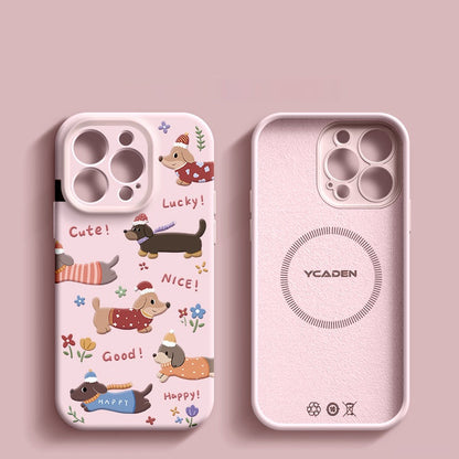 Cute Puppy Magnetic iPhone Case