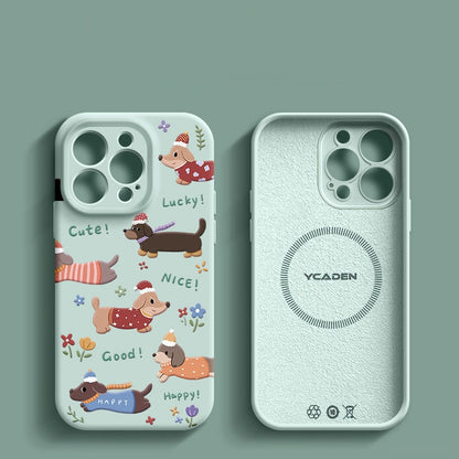 Cute Puppy Magnetic iPhone Case