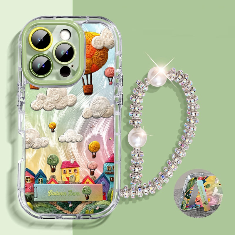 Balloon Town Bracelet Stand Apple Phone Case