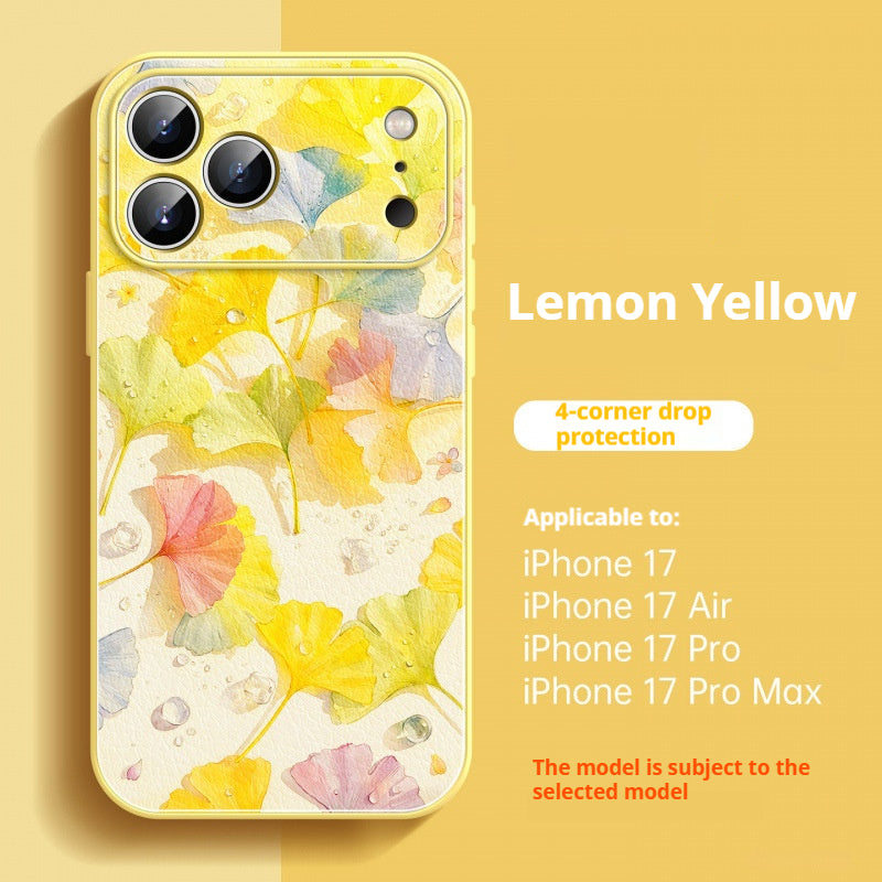 Lambskin shockproof Apple phone case