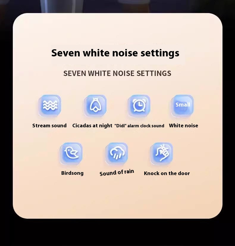 Wireless Charging Alarm Clock Ambient Light Multifunctional Stand