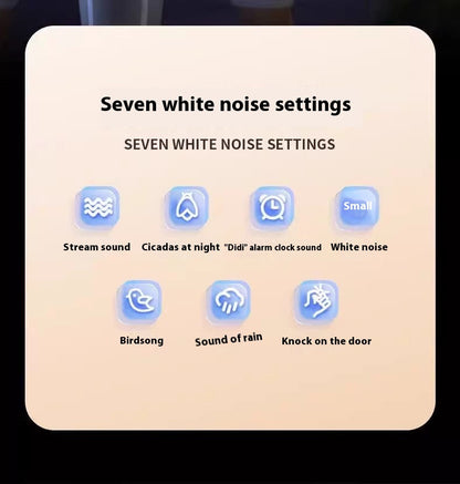 Wireless Charging Alarm Clock Ambient Light Multifunctional Stand