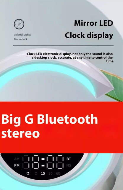 Wireless Charging Alarm Clock Ambient Light Multifunctional Stand