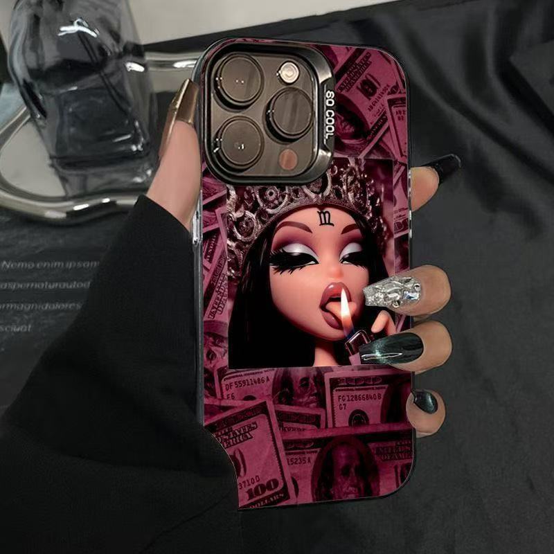 Stylish and unique lighter witch-themed Apple phone case