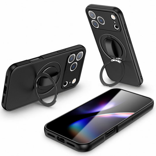 Ring wristband rotating magnetic stand Apple phone case