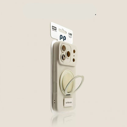 Angel Eye Round Stand Apple Phone Case