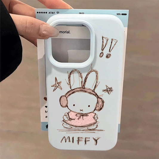 Cute cartoon bunny Apple phone case