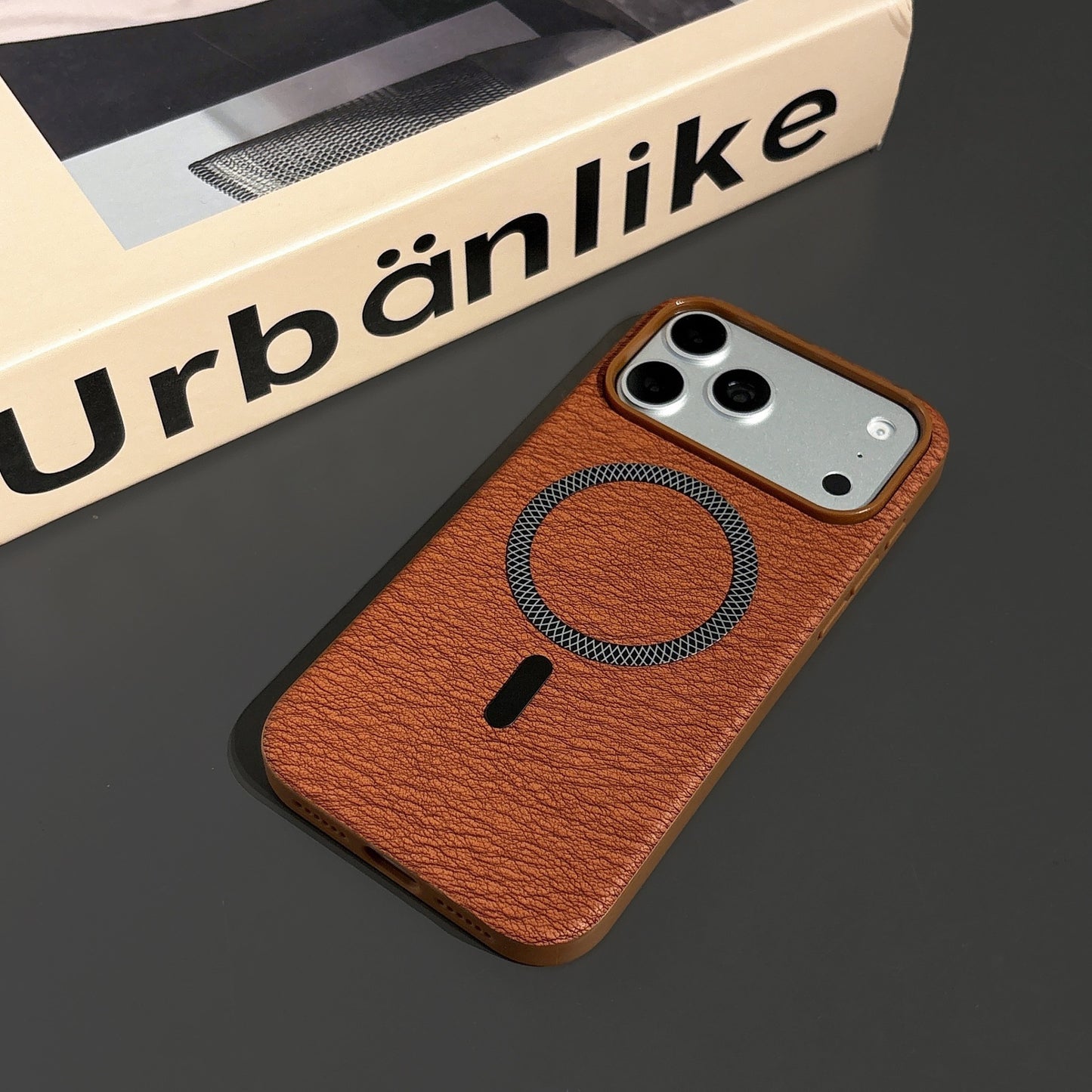 Ultra-thin minimalist full-coverage magnetic Apple phone case