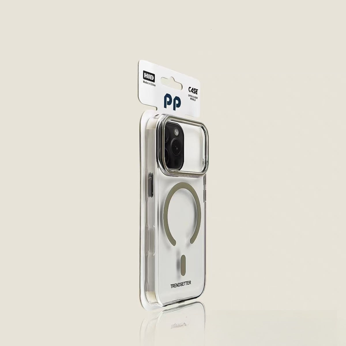 Ultra-thin heat dissipation magnetic transparent lens film Apple phone case