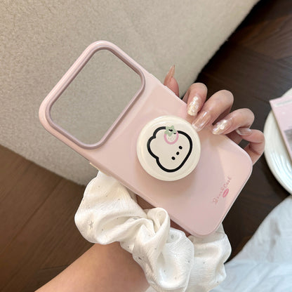 Cute animal stand Apple phone case