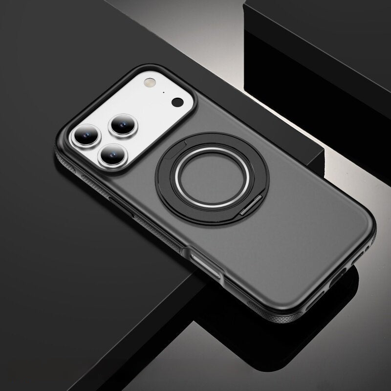 Simple magnetic stand Apple phone case