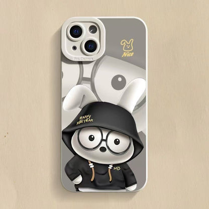 Cute bunny Apple phone case