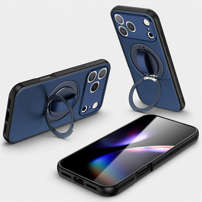 Ring wristband rotating magnetic stand Apple phone case