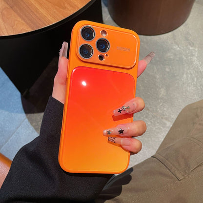 High-quality gradient large window Apple phone case