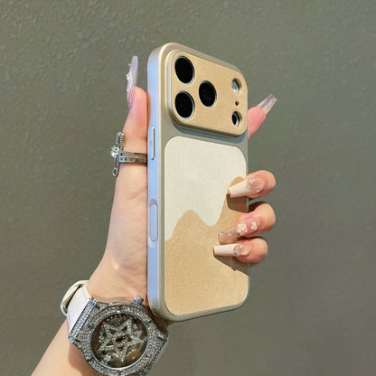 Simple denim textured iPhone case