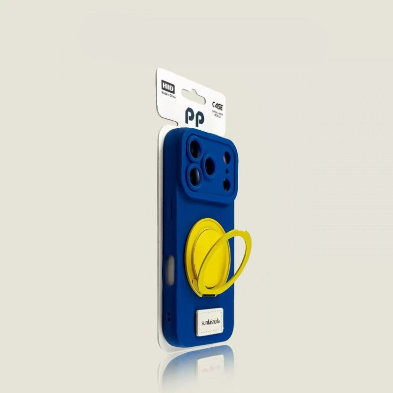 Angel Eye Round Stand Apple Phone Case