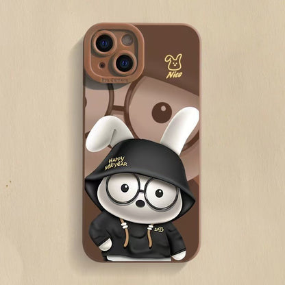 Cute bunny Apple phone case