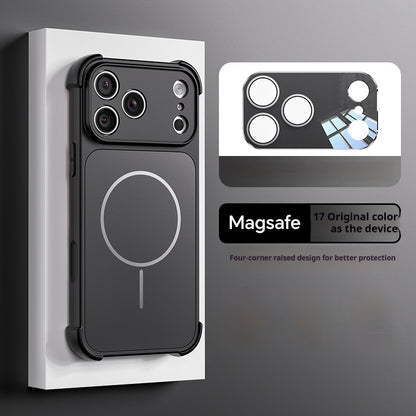 2-in-1 Drop-Proof Magnetic Apple Phone Case