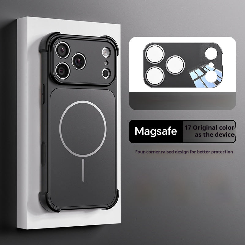 2-in-1 Drop-Proof Magnetic Apple Phone Case