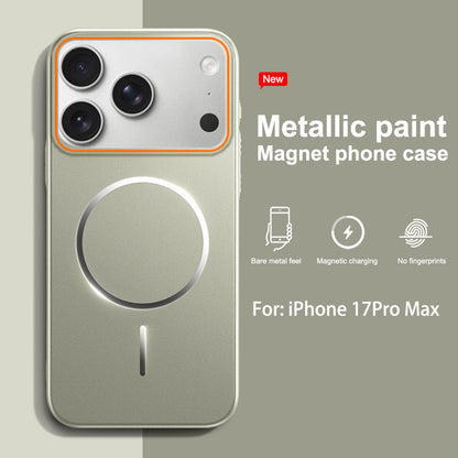 Painted full-coverage thin-ring magnetic Apple phone case