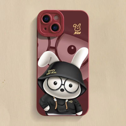 Cute bunny Apple phone case