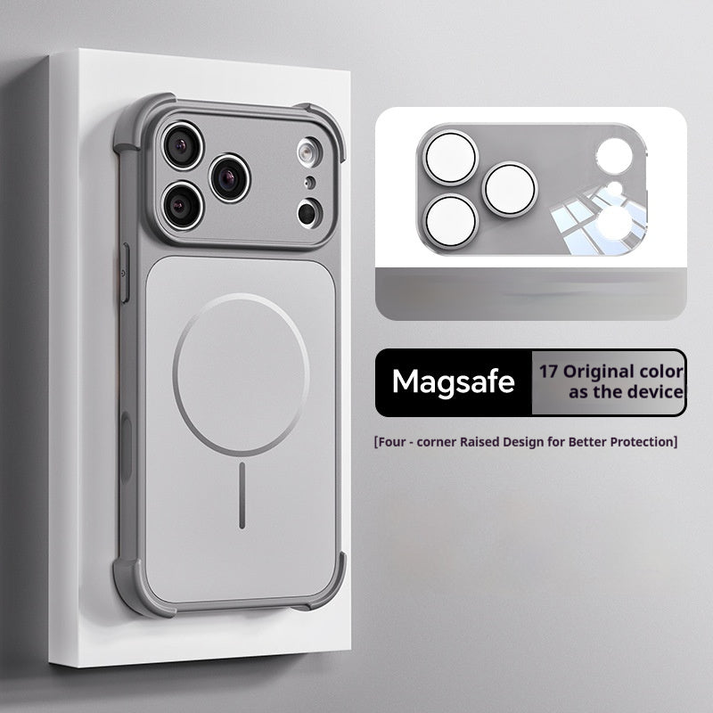 2-in-1 Drop-Proof Magnetic Apple Phone Case
