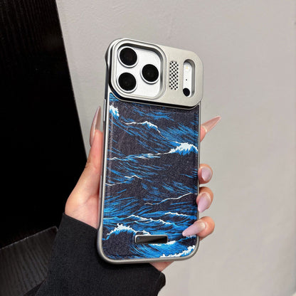 Ultra-thin frameless heat dissipation Kevlar magnetic Apple phone case