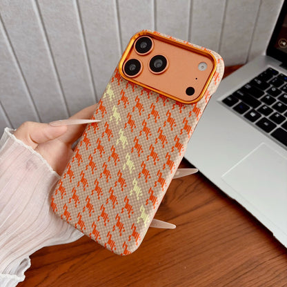Kevlar carbon fiber semi-enclosed magnetic Apple phone case