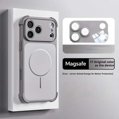 2-in-1 Drop-Proof Magnetic Apple Phone Case