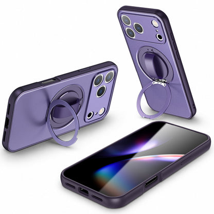 Ring wristband rotating magnetic stand Apple phone case