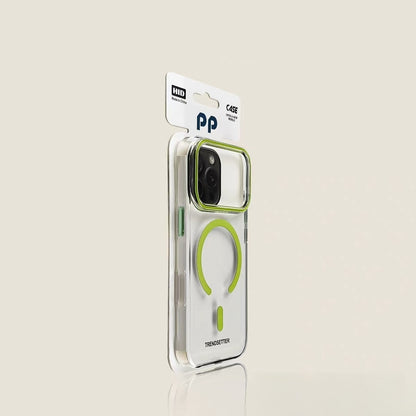Ultra-thin heat dissipation magnetic transparent lens film Apple phone case