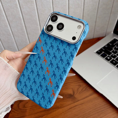 Kevlar carbon fiber semi-enclosed magnetic Apple phone case