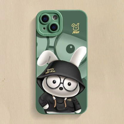 Cute bunny Apple phone case