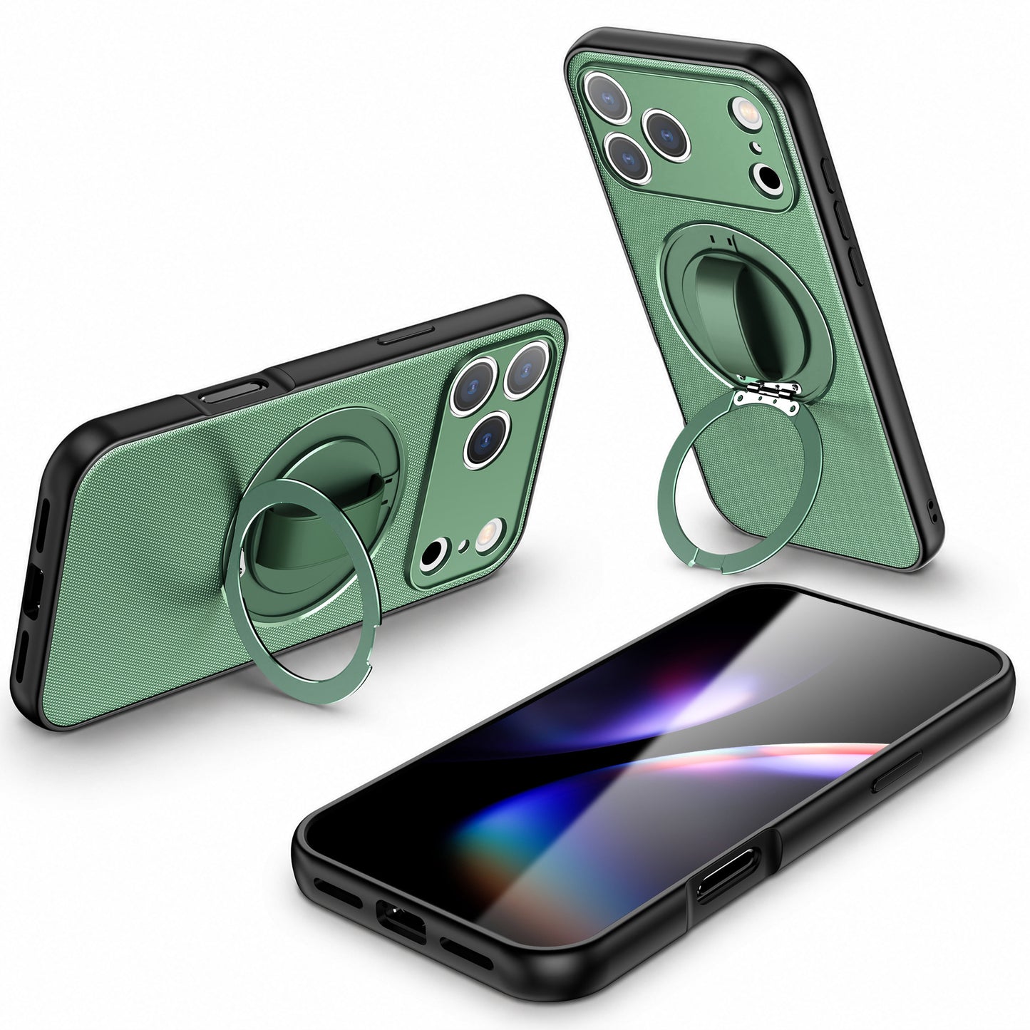 Ring wristband rotating magnetic stand Apple phone case