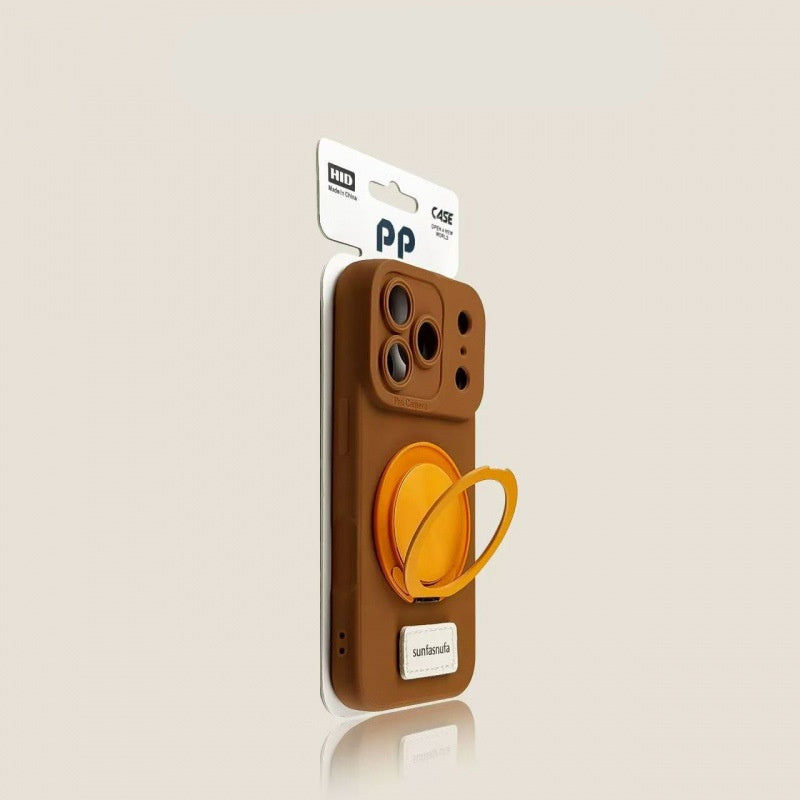Angel Eye Round Stand Apple Phone Case