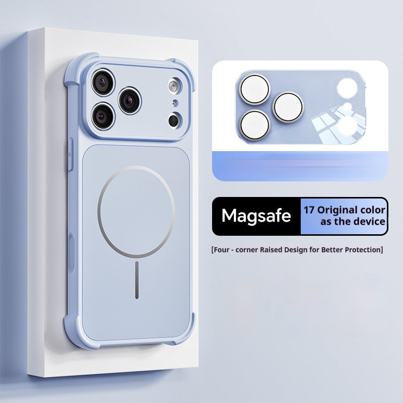 2-in-1 Drop-Proof Magnetic Apple Phone Case