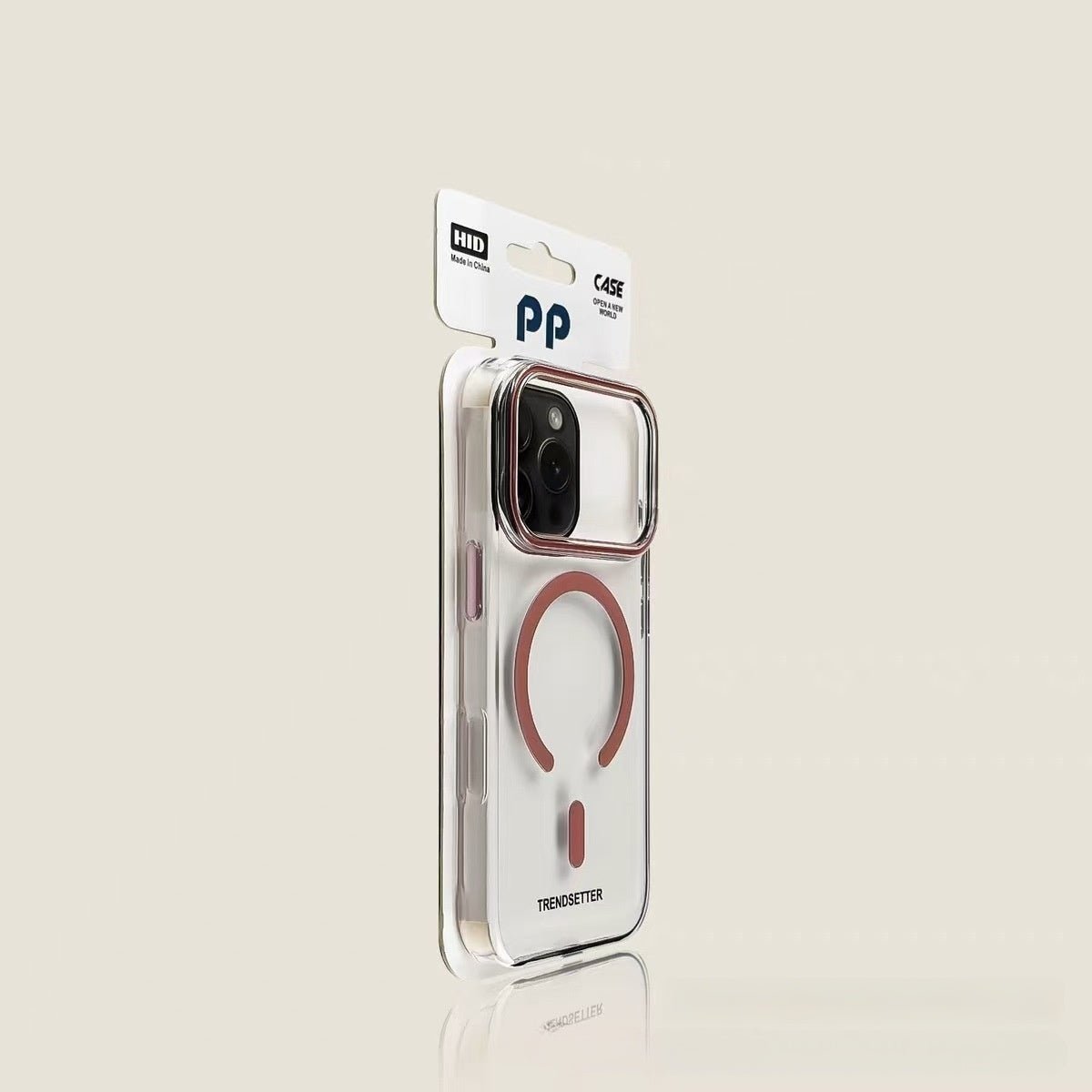 Ultra-thin heat dissipation magnetic transparent lens film Apple phone case