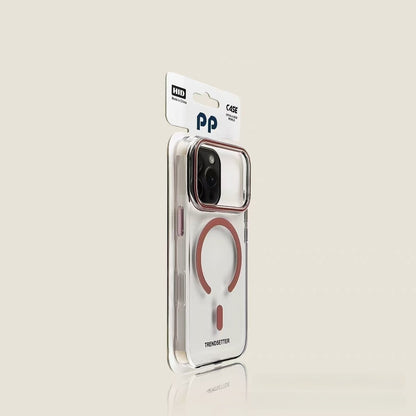 Ultra-thin heat dissipation magnetic transparent lens film Apple phone case