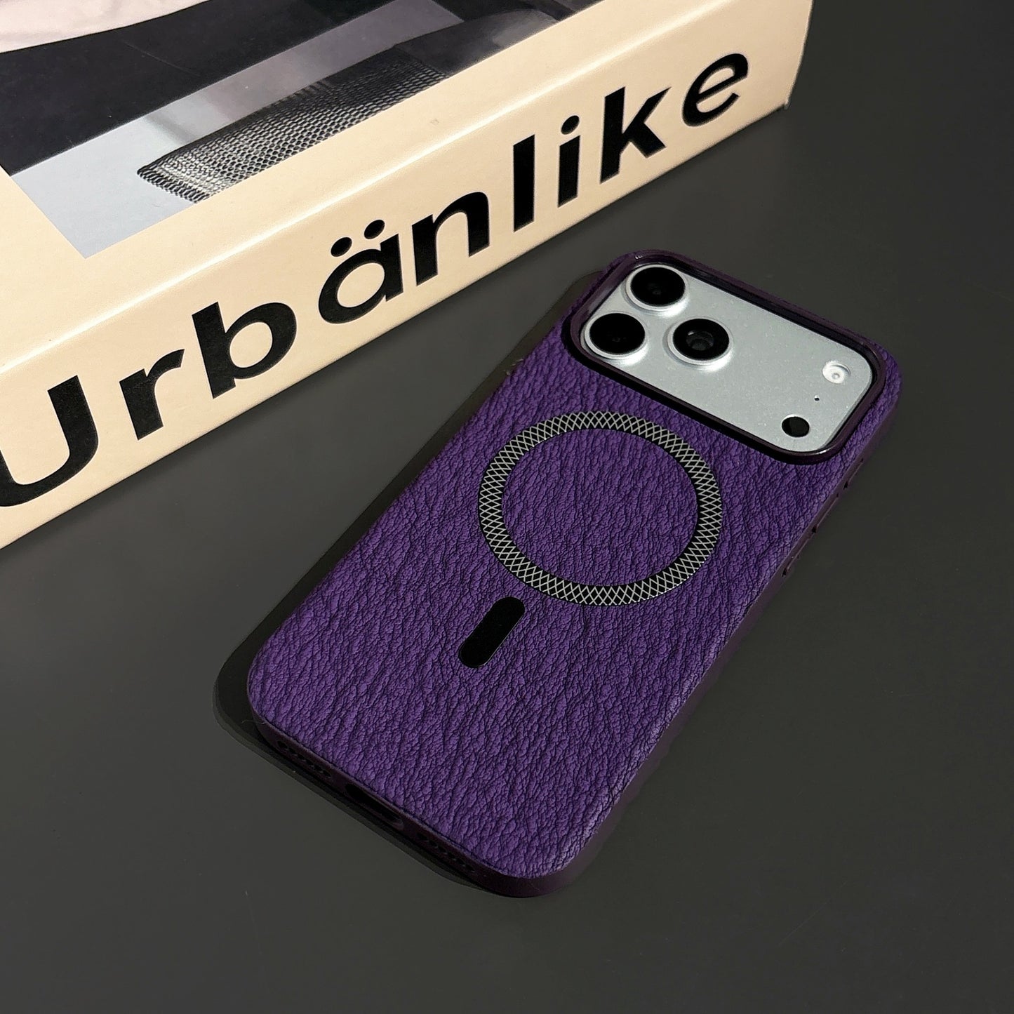 Ultra-thin minimalist full-coverage magnetic Apple phone case